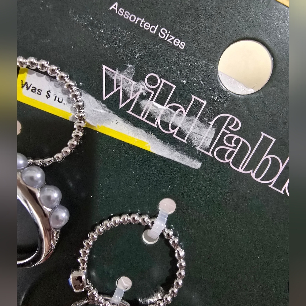 Wild Fable Silver Textured Rings - Assorted Sizes - Picture 5 of 5